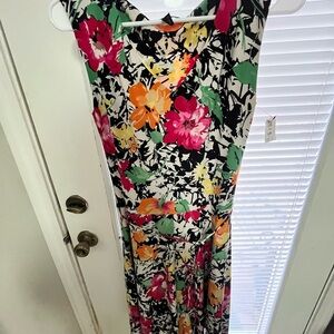 Ralph Lauren Multicolor Floral Maxi Dress